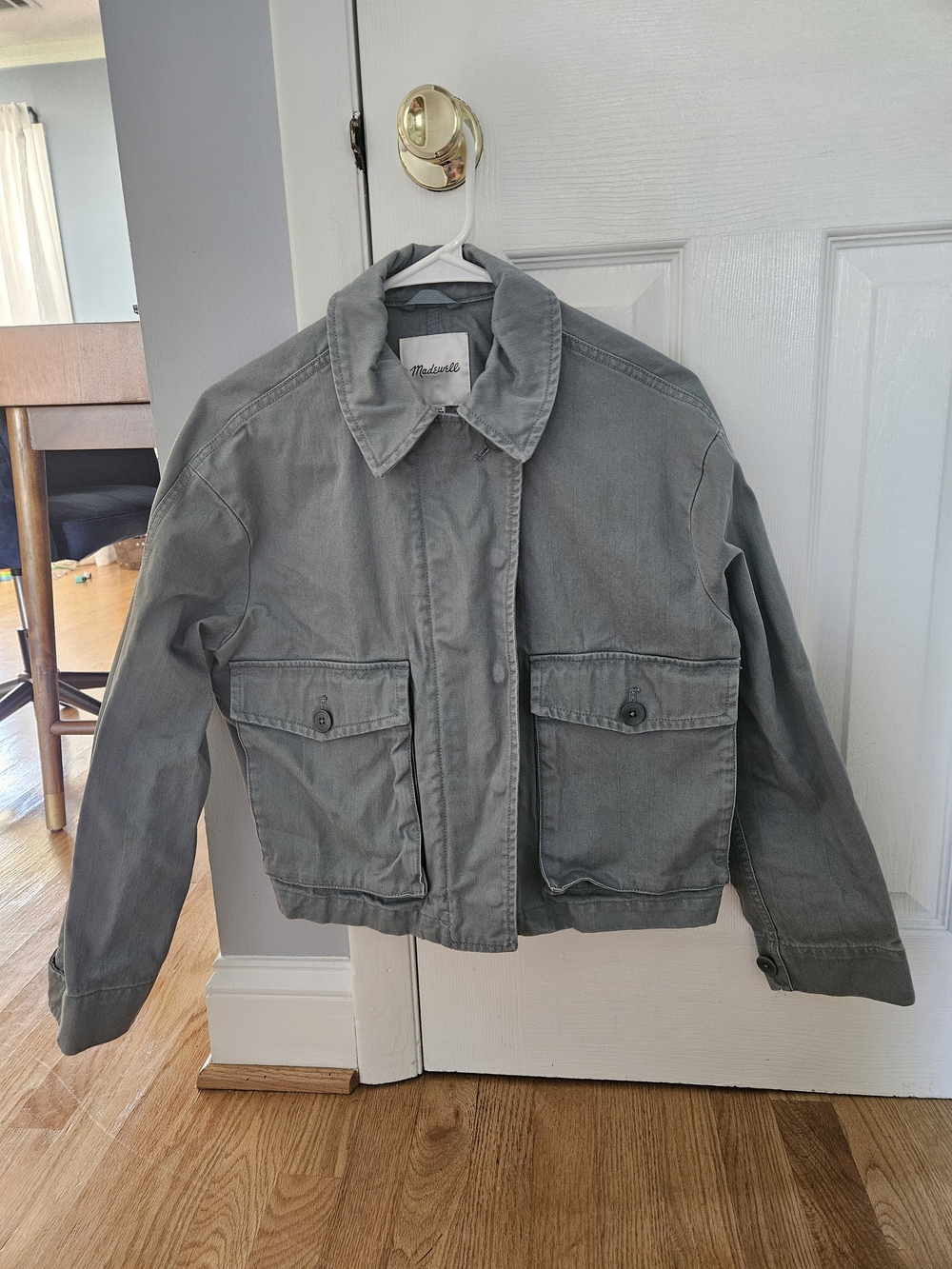 Madewell Women's Cropped Cotton Utility Jacket Size XXS